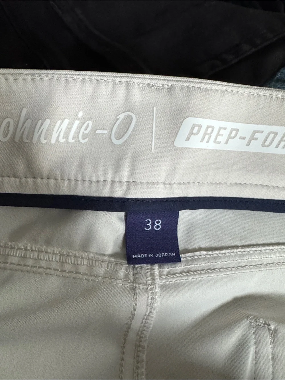johnnie-O Prep-formance Men's Lightweight Beige Stretch Pants